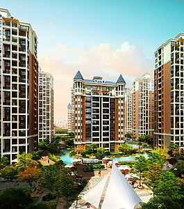 樓盤環境圖圖片_樓盤環境圖素材_樓盤環境圖模板免費下載
